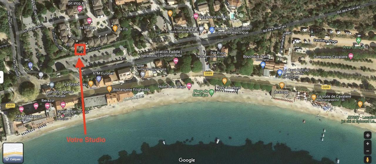 Magnifique Studio A 50M De La Plage De Cavaliere - Studio Tamarindo Le Lavandou Exterior photo